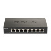 D-Link DGS-1100-08PV2 Smart Switch, 8x 1000Base-T 802.3at PoE, 64W PoE budget, Fanless DGS-1100-08PV2/E