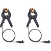testo Zangen-Temperaturfühler-Set Sada snímačov teploty svorky (drôtová, NTC) - na meranie na potrubí (Ø 6-35 mm), 0613 5507, teplotný senzor, 1 ks; 0613 5507