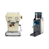 Ascaso Dream PID, Sweet Cream + Rancilio Rocky Doserless