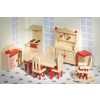 Gollnest & Kiesel (GOKI) Goki Furniture for flexible puppets, kitchen, sada nábytku, 3 rok / roky, 690 g