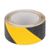 REBEL Bezpečnostná protišmyková šrafovaná páska žltočierna 0,75 mm x 50 mm x 5 m