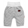 Baby Nellys Bavlnené tepláčky Monkey - prúžky/sv. sivý melír, veľ. 62 Baby Nellys 8596309208138