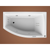 Santech FIONA asymetrická masážna vaňa 150x85 P Body 300 +autom.dohriev.vody ZADARMO B300FIO150P