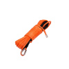 VT Syntetické lano s očnicí 3mm (DYNEEMA) 20m, oranžové