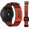 Športový opasok ACTIVE Strap oranžový pre Garmin Fenix 7X / 6X / 6X Pro