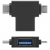 Adaptér Gembird USB 2.0 Type-C (CM/microUSB-F) redukcia (kur31-12)