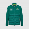 Týmová bunda hybrid Aston Martin F1 Team zelená - M