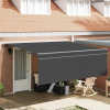 zahrada-XL Zatemniteľná markíza Antracit 400 × 300 cm látka 3330504