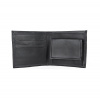 Luxusná pánska peňaženka z pravej kože č.8762 v čiernej farbe