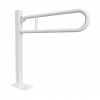 BEMETA - HELP: Sklopné madlo ukotvené do zeme 850 mm, biele 301107324