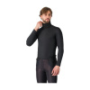 CASTELLI Cyklistické tričko s dlhým rukávom - FLANDERS 2 HIGH NECK WARMER - čierna M