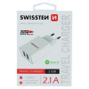 SWISSTEN TRAVEL CHARGER SMART IC WITH 2x USB 2,1A POWER WHITE 22034000