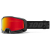 100% OKAN HiPER Goggle - Black/Red - Mirror Red Lens