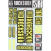 RockShox Decal Kit Neon Yellow pro BoXXer/Domain Dual Crown