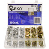 Sada dutých-maticových hliníkových a oceľových nitov M3-M10, 300-dielna, GEKO