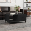 zahrada-XL Konferenčný stolík čierny 90x50x40 cm kompozitné drevo 829229