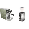 Stone Espresso Mine Green + Stone Espresso Pebble, chrome