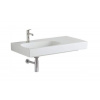 Geberit Citterio - Umývadlo 900x500 mm, otvor na batériu vľavo, bez prepadu, s odkladacou plochou vpravo, s KeraTect, biela 500.548.01.1