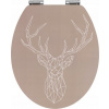 Wenko bidetové sedátko STAG WC sedátko, MDF/Bambus, Wenko