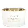My Flame Lifestyle MY FLAME - SVÍČKA - NEW HOME, NEW BEGINNINGS, NEW MEMORIES - fresh cotton