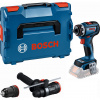 Bosch Akumulátorový vŕtací skrutkovač GSR 18V-90 FC s príklepovým nadstavcom, L-Boxx, solo 06019K6204