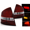 ŠKODA OCTAVIA II SEDAN 04-12 - zadné LED svetlá červeno biela LED BAR