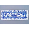 Cibulák – Podnos 4-hranný 45×16 cm – originál cibuľový porcelán I. akosť