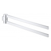Grohe Selection - Dvojitý držiak na uteráky, otočný, chróm 41063000
