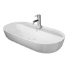 Duravit Luv Washbowl 800mm Luv, white WG without OF, with Tap, w.1 TH 03808000001
