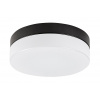 Rabalux Čierne stropné LED svietidlo Gaelo 235mm 15W IP44 75025