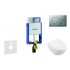 Geberit Kombifix Modul na závesné WC s tlačidlom Sigma01, matný chróm + Villeroy Boch - WC a doska, DirectFlush, SoftClose, CeramicPlus 110.302.00.5 NI3
