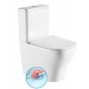 SAPHO BELLO RIMLESS WC kombi misa s nádržkou,spodný/zadný odpad