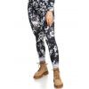 Dámské termoprádlo Roxy Daybreak Bottom true black black flowers XL