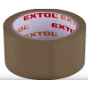 EXTOL páska lepiaca tichá, hnedá/Havana, 48 mm x 66 m hr.0,050 mm, PP/akryl lepidlo 8856325