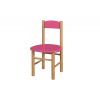 Drewmax AD251 detská stolička, buk/ružová
