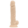 Real Fantasy Ashton - varlatový, realistický dildo - 20,5cm (naturálny)