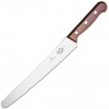 Victorinox 5.2930.26 cukrársky nôž, 26 cm zúbkovaná oblá čepeľ, drevený