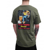 Alpha Industries Pearl Harbor T Back Print Dark Olive tričko pánske Veľkosť: S, Farba: zelená