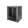 DIGITUS Digitus DN-19 16U-6/6-EC-SW rack Nástenný regál Čierna (DN-19 16U-6/6-EC-SW)