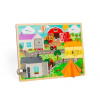 Bigjigs Toys Motorická doska pre každodenné zručnosti