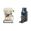 Ascaso Dream PID, Sweet Cream + Rancilio Rocky Doserless, čierna