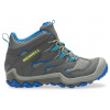 Merrell Chameleon 7 Mid WP Grey/Blue Veľkosť: 38, Vnútorná dĺžka topánky: 25,5 cm