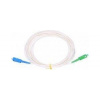 SC/APC - SC/UPC simplex 9/125 SM 0,5m arm.bílý 3mm B3 LSZH 04105