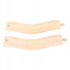 Oblúkové koľaje Bigjigs 22cm 2ks