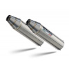 GPR Dvojitý kompletný výfukový systém GPR DEEPTONE QUSP.140DE.DEATV Brushed Stainless steel including dual silencers and removable db killers