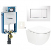 Závesný WC set Geberit na zamurovanie SAT Fusion SIKOGZTORFUS30