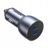 UGREEN Rýchla Nabíjačka do auta Napájací adaptér do zapaľovača 2x USB-C 50W