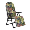 Polohovacie záhradné kreslo s podnožkou Galaxy Plus Black Edition G052-23IB PATIO