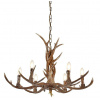 Závesné svetlo 6416-6BR Searchlight Stag imitácia parožia prodloužená záruka na 2 roky