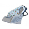 Baby Nellys Bavlnená obojstranná dečka 3v1 s minky a kožušinkou, 90x90 cm, srnky Baby Nellys 8596309207643